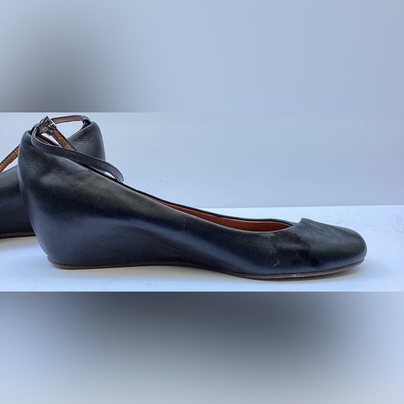 Aldo black bracelet shoes with Wedge Heel Size 10 - Picture 5 of 8